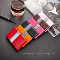 Factory Price Business Card Holders Metal Mix PU Leather Bulk Name Card Holder